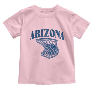Arizona State Hoops Fan Gift Toddler T Shirt Basketball Lover TS12 Light Pink Print Your Wear
