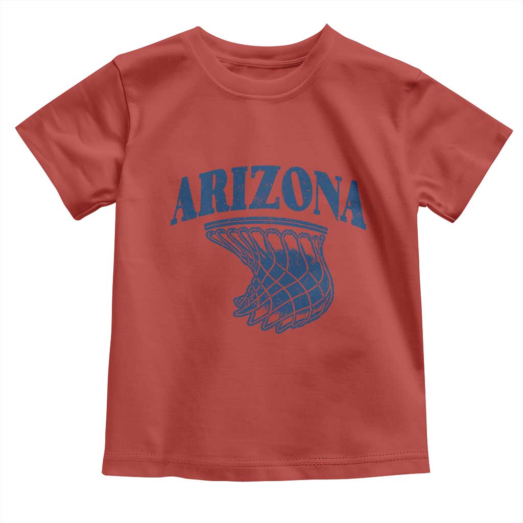 Arizona State Hoops Fan Gift Toddler T Shirt Basketball Lover TS12 Red Print Your Wear