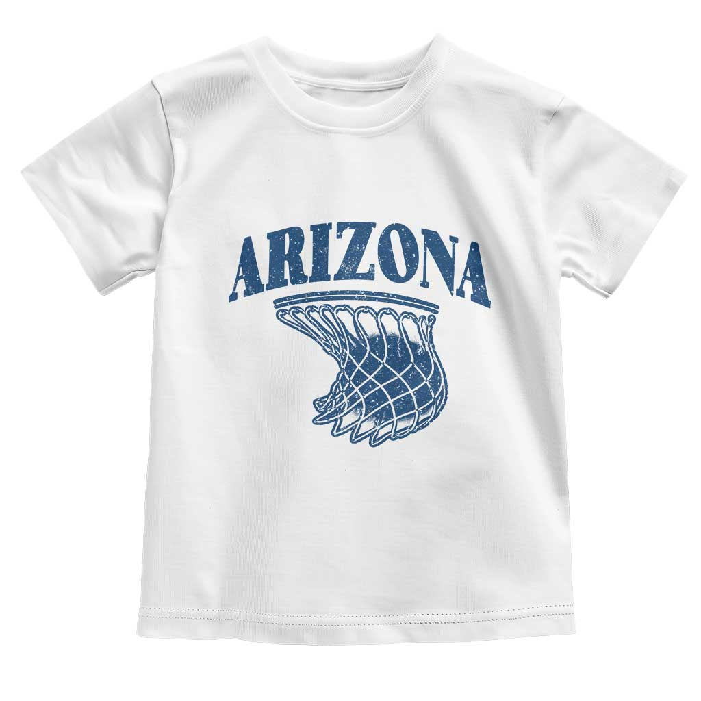 Arizona State Hoops Fan Gift Toddler T Shirt Basketball Lover TS12 White Print Your Wear