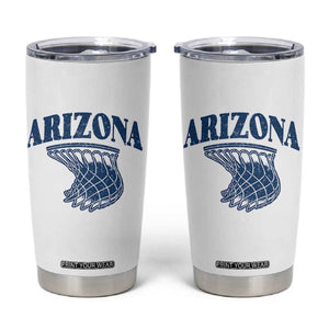 Arizona State Hoops Fan Gift Tumbler Cup Basketball Lover TS12 White Print Your Wear