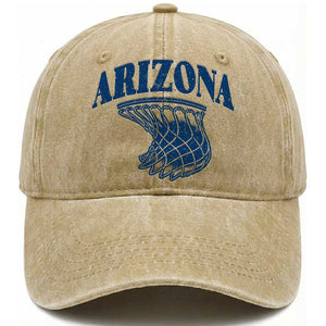 Arizona State Hoops Fan Gift Washed Cotton Baseball Cap Basketball Lover TS12 Print Your Wear