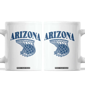 Arizona State Hoops Fan Gift Coffee Mug Basketball Lover TS12 White Print Your Wear