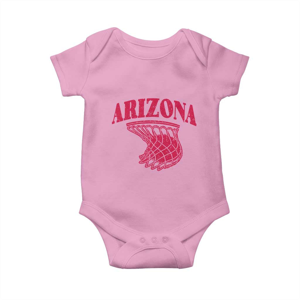 Arizona Fan Baby Onesie Southwest Basketball Sports Lover TS12 Light Pink Print Your Wear