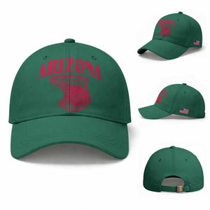 Arizona Fan Baseball Cap Southwest Basketball Sports Lover TS12 Baseball Cap Universal Fit Irish Green Print Your Wear