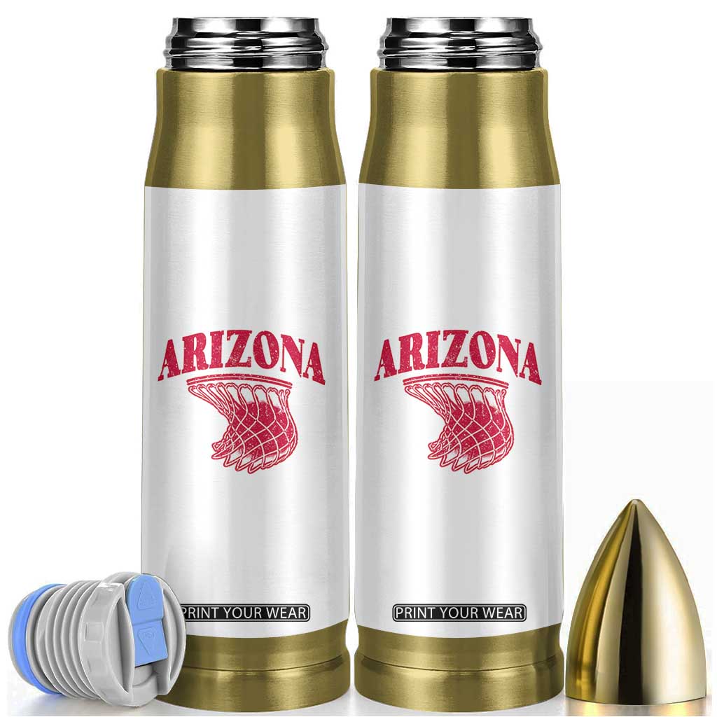Arizona Fan Bullet Tumbler Southwest Basketball Sports Lover TS12 White Print Your Wear