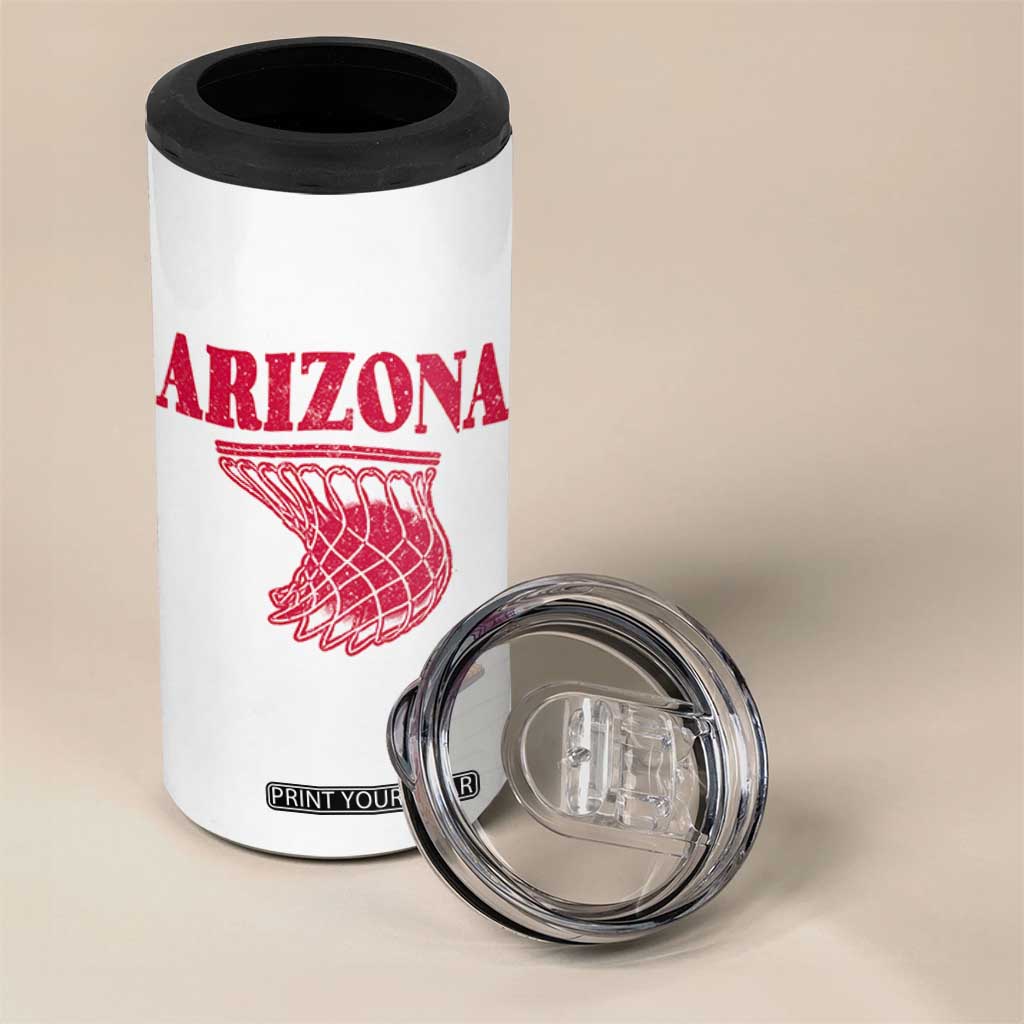 Arizona Fan 4 in 1 Can Cooler Tumbler Southwest Basketball Sports Lover TS12 Print Your Wear