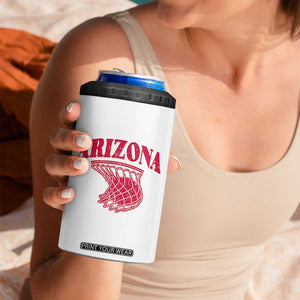 Arizona Fan 4 in 1 Can Cooler Tumbler Southwest Basketball Sports Lover TS12 Print Your Wear