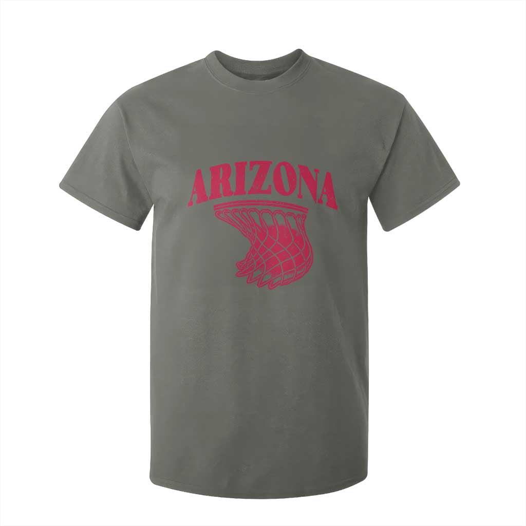 Arizona Fan T Shirt For Kid Southwest Basketball Sports Lover TS12 Military Green Print Your Wear