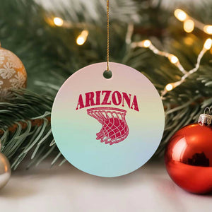 Arizona Fan Ceramic Ornament Southwest Basketball Sports Lover TS12 1pc Pastel Print Your Wear