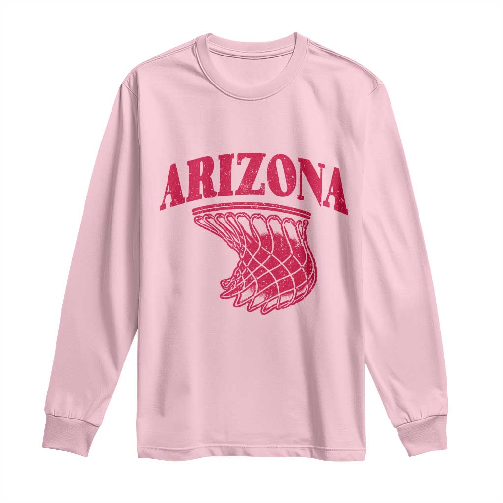 Arizona Fan Long Sleeve Shirt Southwest Basketball Sports Lover TS12 Light Pink Print Your Wear