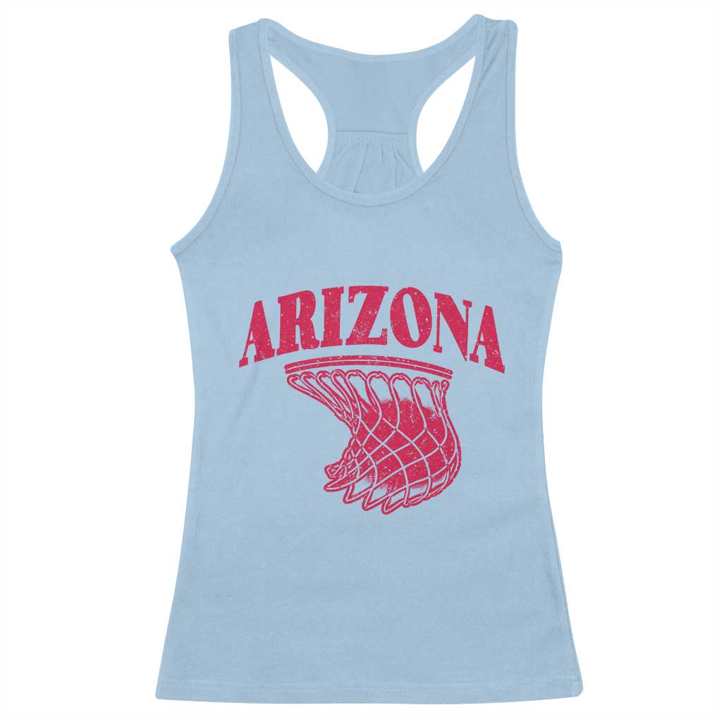 Arizona Fan Racerback Tank Top Southwest Basketball Sports Lover TS12 Light Blue Print Your Wear