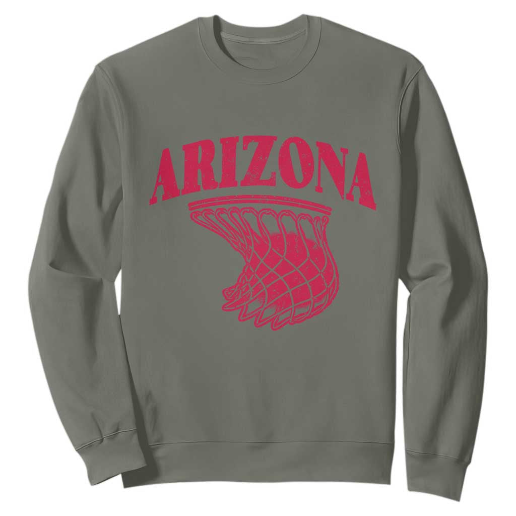 Arizona Fan Sweatshirt Southwest Basketball Sports Lover TS12 Military Green Print Your Wear