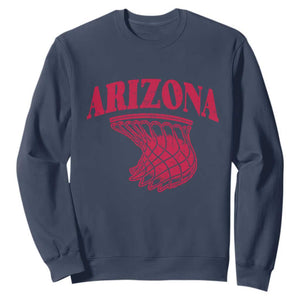 Arizona Fan Sweatshirt Southwest Basketball Sports Lover TS12 Navy Print Your Wear