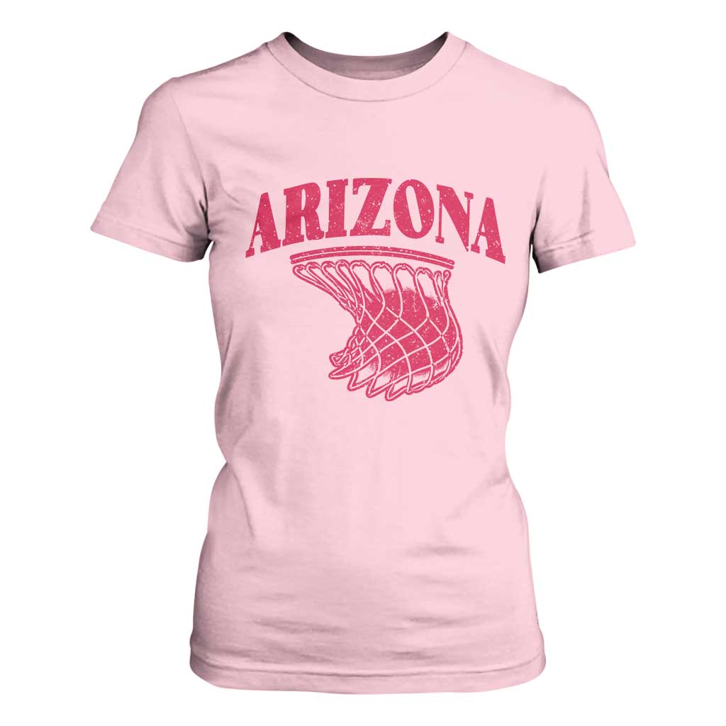 Arizona Fan T Shirt For Women Southwest Basketball Sports Lover TS12 Light Pink Print Your Wear