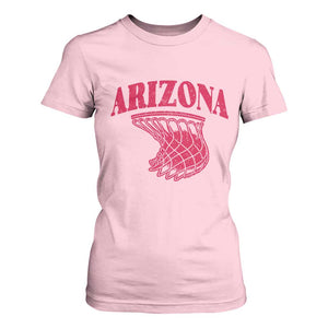 Arizona Fan T Shirt For Women Southwest Basketball Sports Lover TS12 Light Pink Print Your Wear