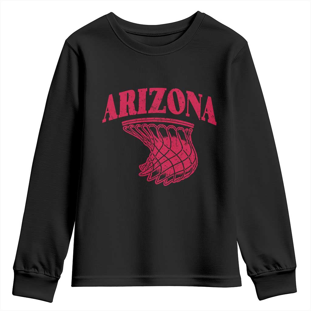 Arizona Fan Youth Sweatshirt Southwest Basketball Sports Lover TS12 Black Print Your Wear