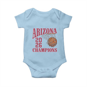 Arizona Champions Baby Onesie Gift For Basketball Fan TS12 Light Blue Print Your Wear
