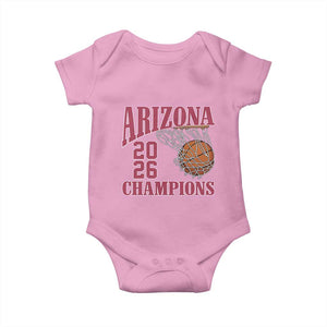 Arizona Champions Baby Onesie Gift For Basketball Fan TS12 Light Pink Print Your Wear