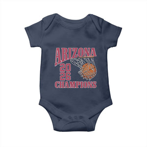 Arizona Champions Baby Onesie Gift For Basketball Fan TS12 Navy Print Your Wear