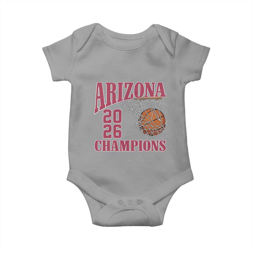 Arizona Champions Baby Onesie Gift For Basketball Fan TS12 Sport Gray Print Your Wear