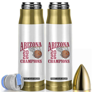 Arizona Champions Bullet Tumbler Gift For Basketball Fan TS12 White Print Your Wear