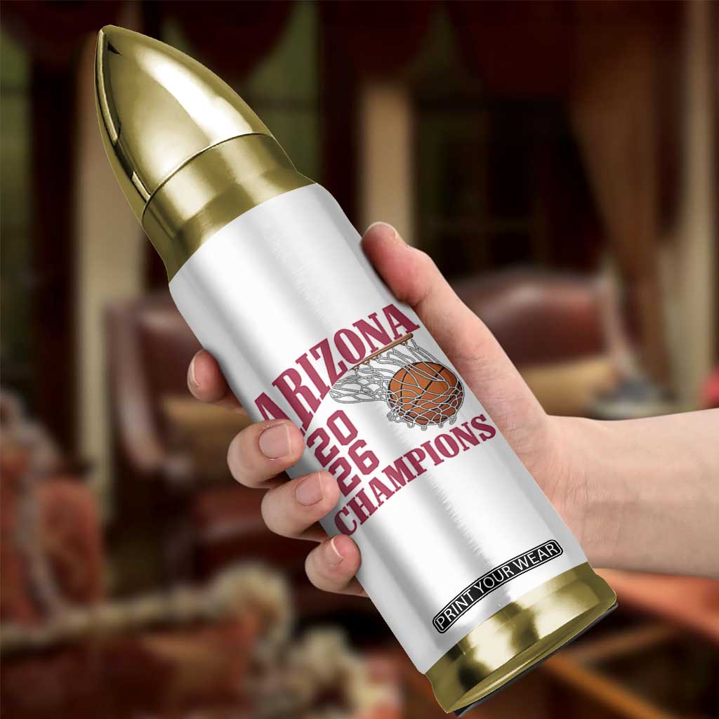 Arizona Champions Bullet Tumbler Gift For Basketball Fan TS12 Print Your Wear