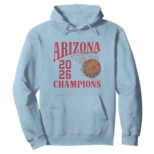 Arizona Champions Hoodie Gift For Basketball Fan TS12 Light Blue Print Your Wear