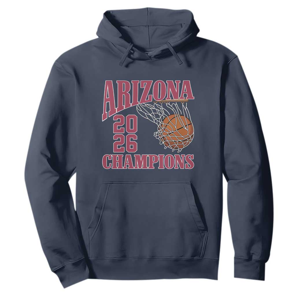 Arizona Champions Hoodie Gift For Basketball Fan TS12 Navy Print Your Wear