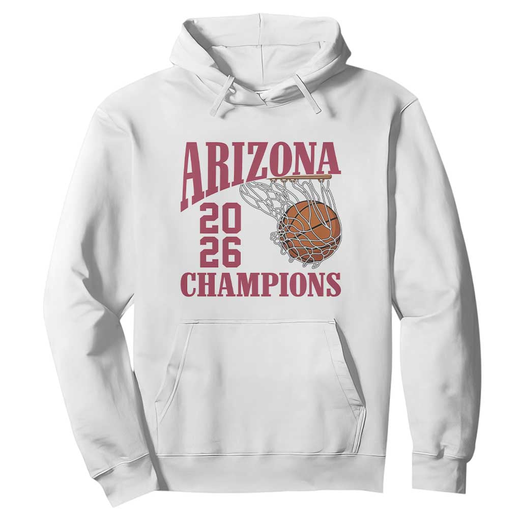 Arizona Champions Hoodie Gift For Basketball Fan TS12 White Print Your Wear
