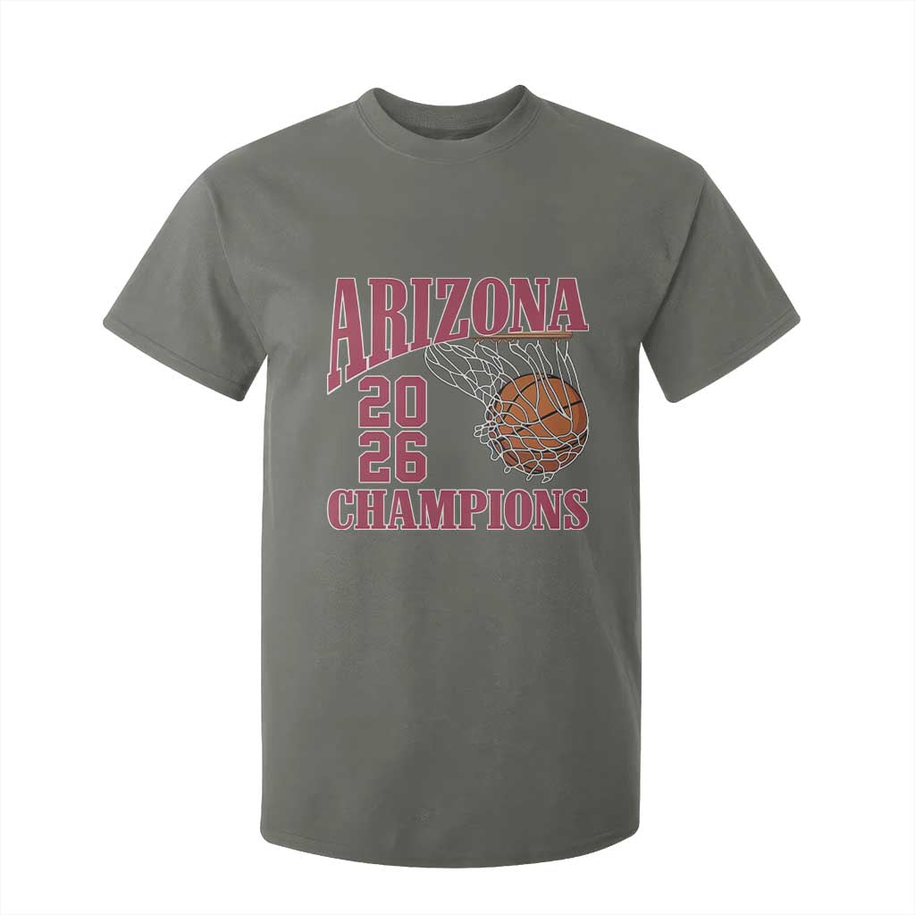 Arizona Champions T Shirt For Kid Gift For Basketball Fan TS12 Military Green Print Your Wear