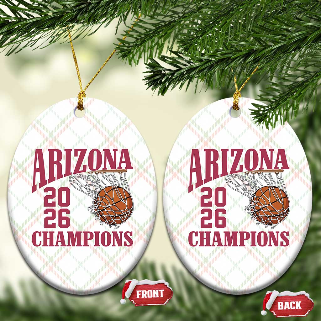 Arizona Champions Ceramic Ornament Gift For Basketball Fan TS12 Print Your Wear