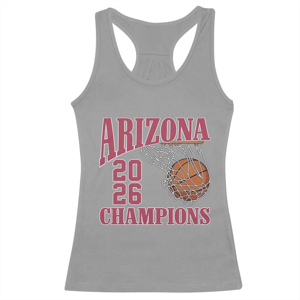 Arizona Champions Racerback Tank Top Gift For Basketball Fan TS12 Sport Gray Print Your Wear