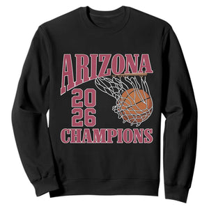 Arizona Champions Sweatshirt Gift For Basketball Fan TS12 Black Print Your Wear