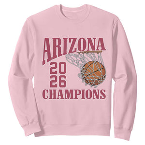 Arizona Champions Sweatshirt Gift For Basketball Fan TS12 Light Pink Print Your Wear