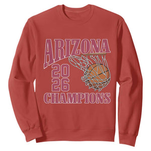 Arizona Champions Sweatshirt Gift For Basketball Fan TS12 Red Print Your Wear
