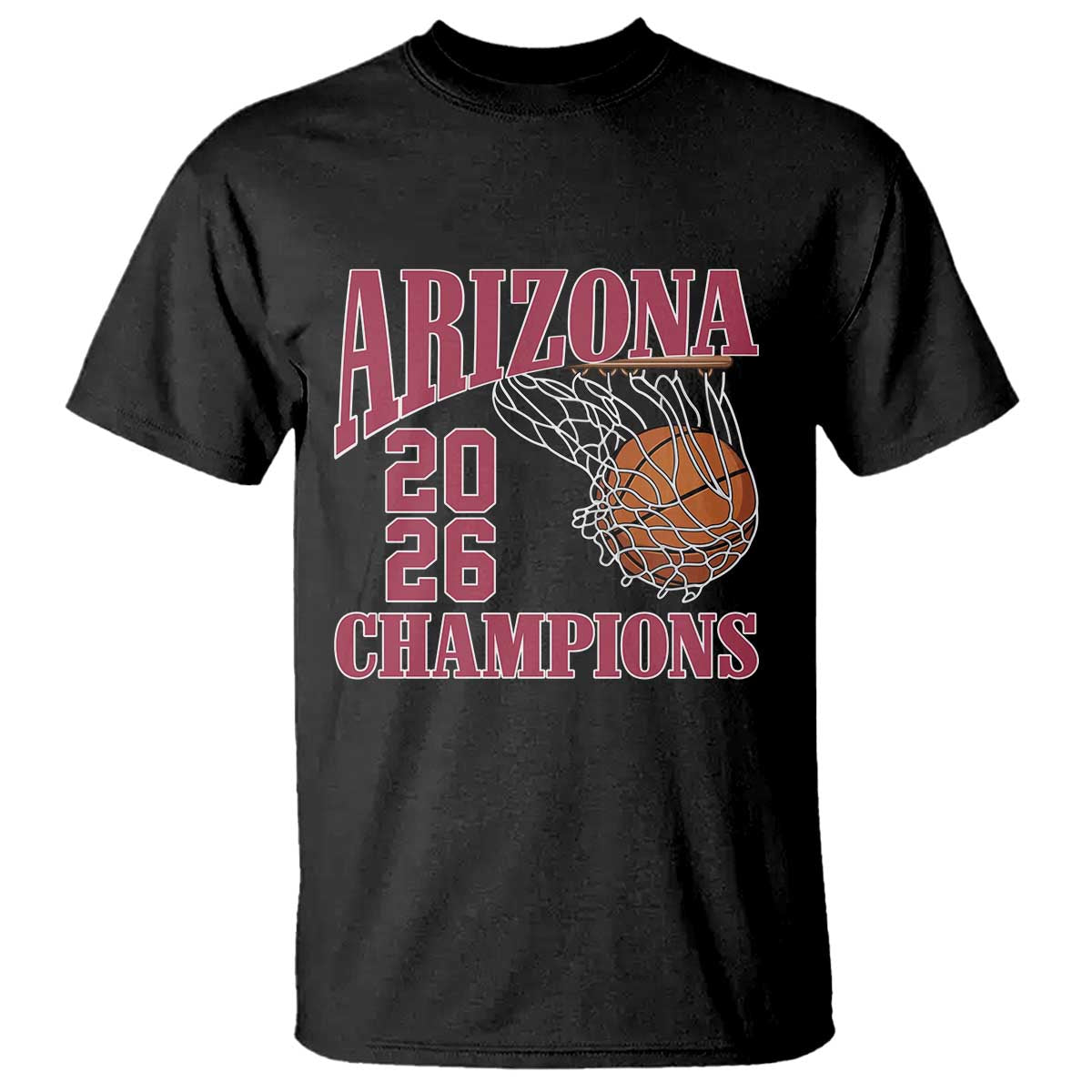 Arizona Champions T Shirt Gift For Basketball Fan TS12 Black Print Your Wear