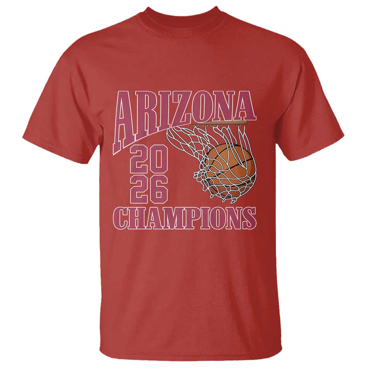 Arizona Champions T Shirt Gift For Basketball Fan TS12 Red Print Your Wear