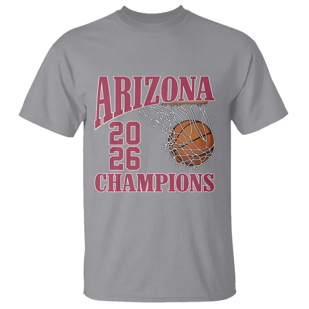 Arizona Champions T Shirt Gift For Basketball Fan TS12 Sport Gray Print Your Wear