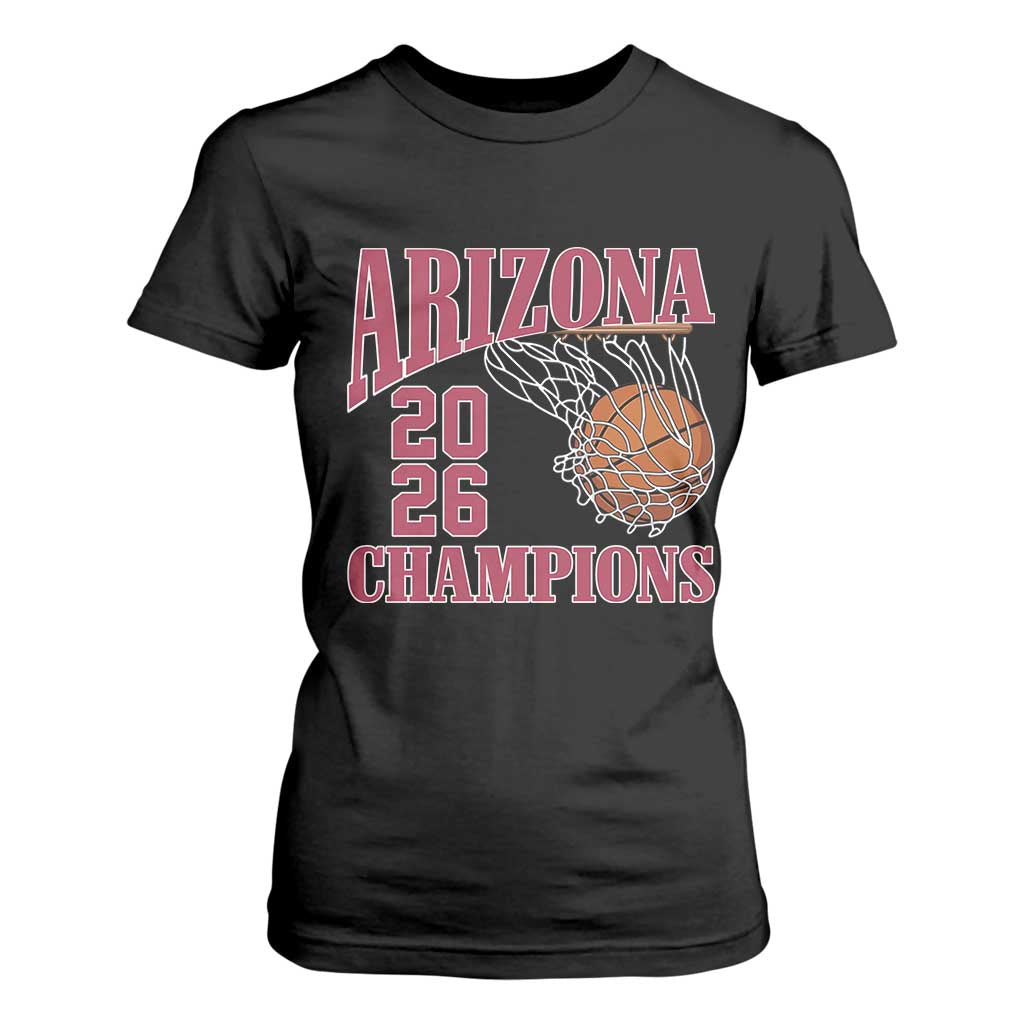 Arizona Champions T Shirt For Women Gift For Basketball Fan TS12 Black Print Your Wear