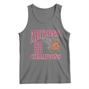 Arizona Champions Tank Top Gift For Basketball Fan TS12 Black Heather Print Your Wear