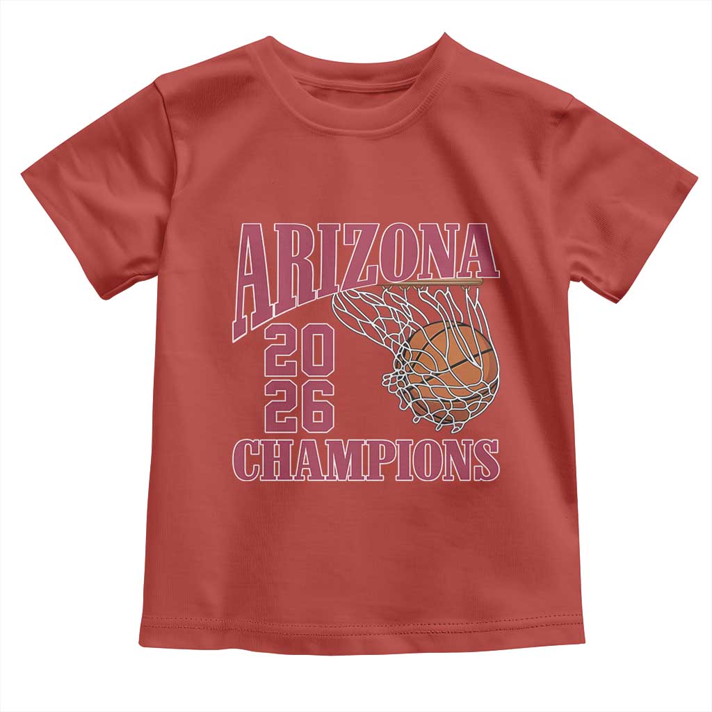 Arizona Champions Toddler T Shirt Gift For Basketball Fan TS12 Red Print Your Wear