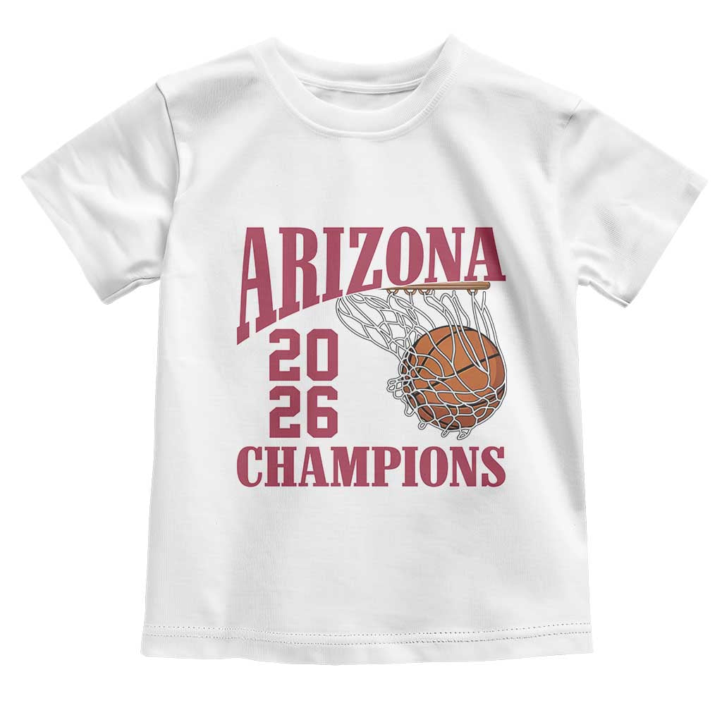 Arizona Champions Toddler T Shirt Gift For Basketball Fan TS12 White Print Your Wear