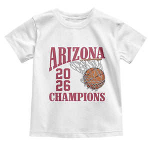 Arizona Champions Toddler T Shirt Gift For Basketball Fan TS12 White Print Your Wear