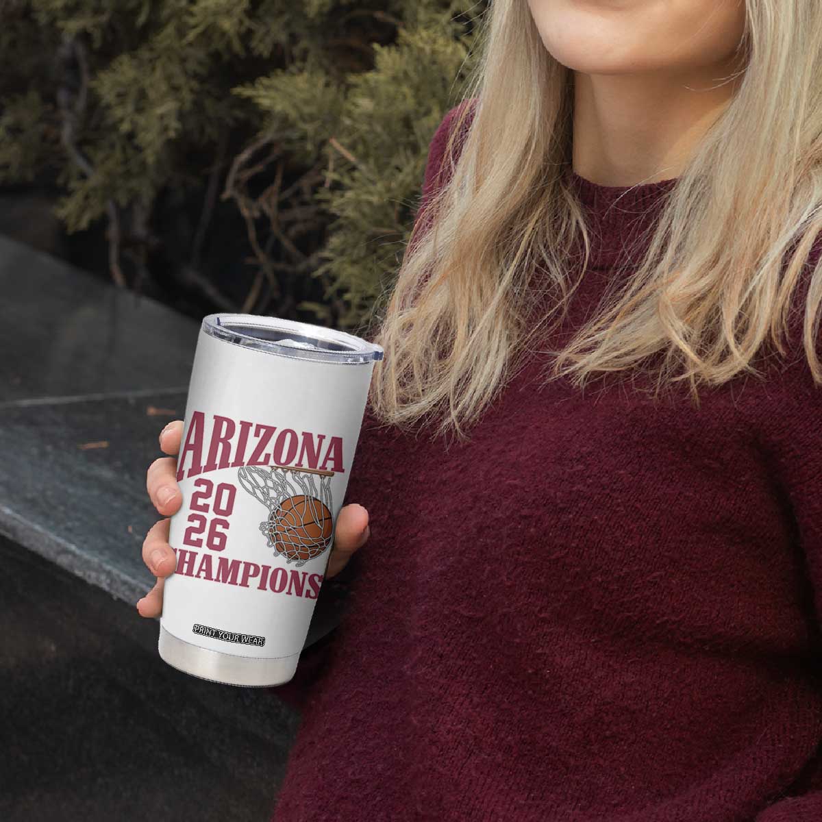 Arizona Champions Tumbler Cup Gift For Basketball Fan TS12 Print Your Wear