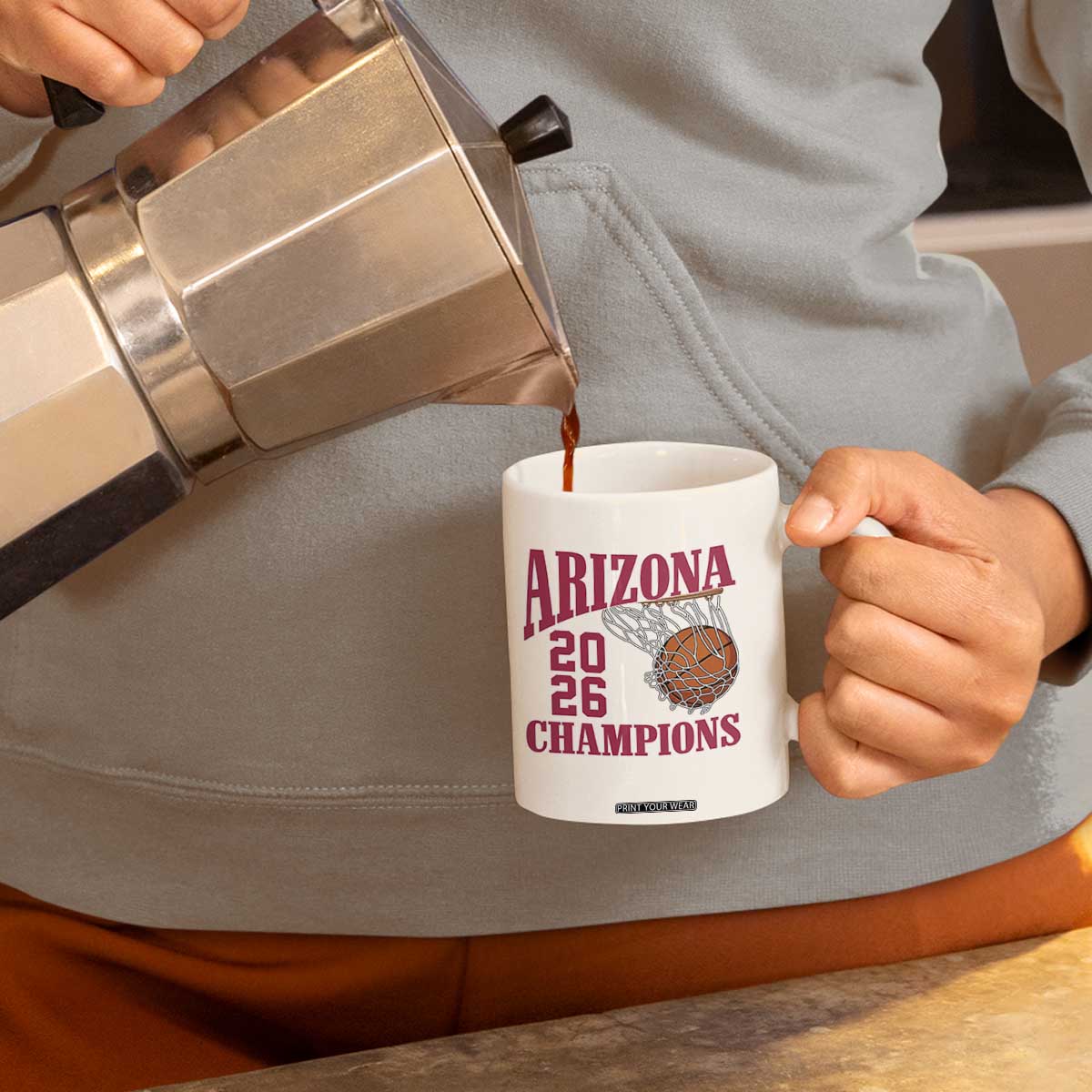 Arizona Champions Coffee Mug Gift For Basketball Fan TS12 Print Your Wear