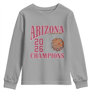 Arizona Champions Youth Sweatshirt Gift For Basketball Fan TS12 Sport Gray Print Your Wear