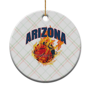 Arizona State Pride Ceramic Ornament Flaming Basketball Coach Gift TS12 1pc Christmas Plaid Print Your Wear