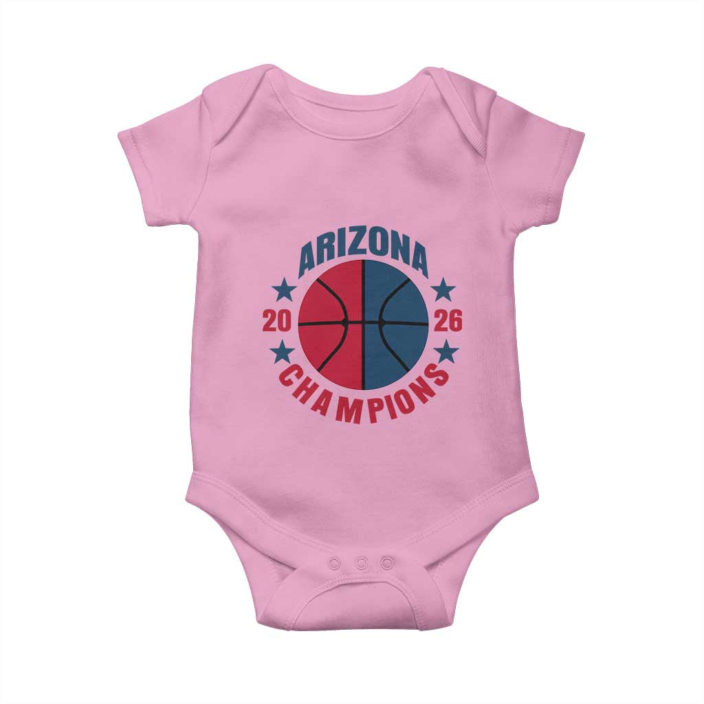 Arizona Champions Pride Baby Onesie Professional Basketball Fan Gift TS12 Light Pink Print Your Wear