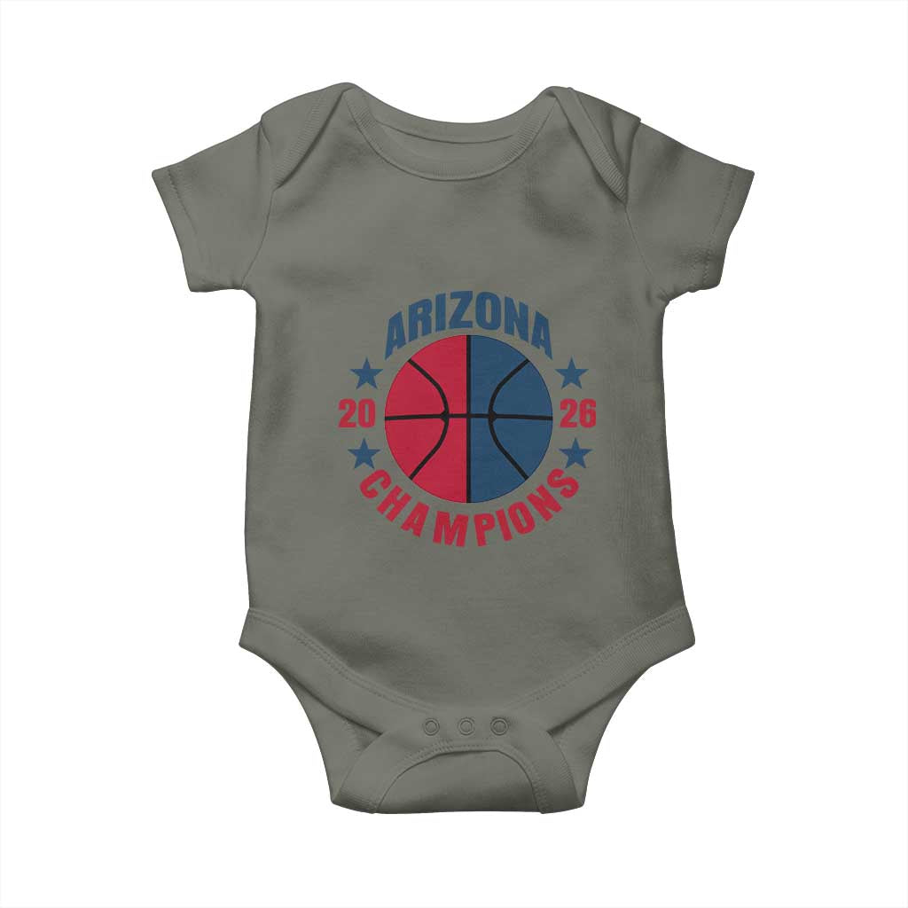 Arizona Champions Pride Baby Onesie Professional Basketball Fan Gift TS12 Military Green Print Your Wear