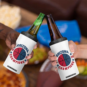 Arizona Champions Pride 4 in 1 Can Cooler Tumbler Professional Basketball Fan Gift TS12 Print Your Wear